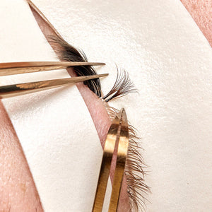 Mocha Brown FAVORITE Cashmere Faux Mink Lashes 0.03mm - Single Lengths (18 Lines Tray)