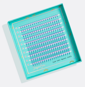 Purple Super Fan 8D 0.05mm - 200 Pre-Made Fans