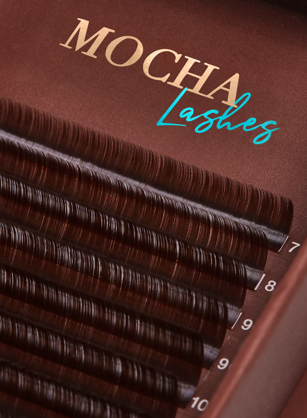 Mocha Brown FAVOURITE Cashmere Faux Mink Lashes - Mixed Lengths