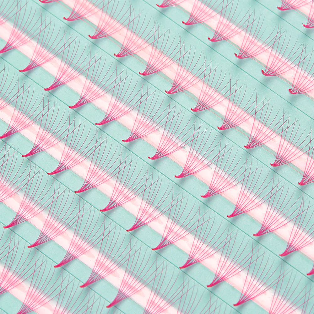 Pink Super Fan 8D 0.05mm - 200 Pre-Made Fans