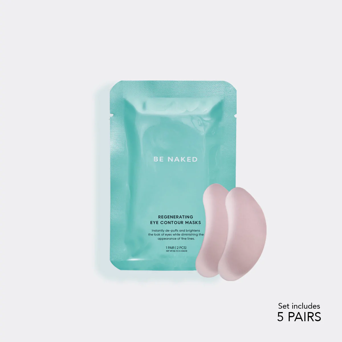 Be Naked Regenerating Eye Contour Masks - Set of 5