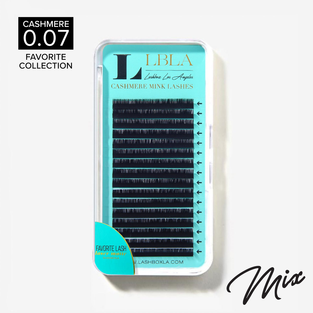 FAVORITE Cashmere Mink 0.07mm Mixed Lengths Tray