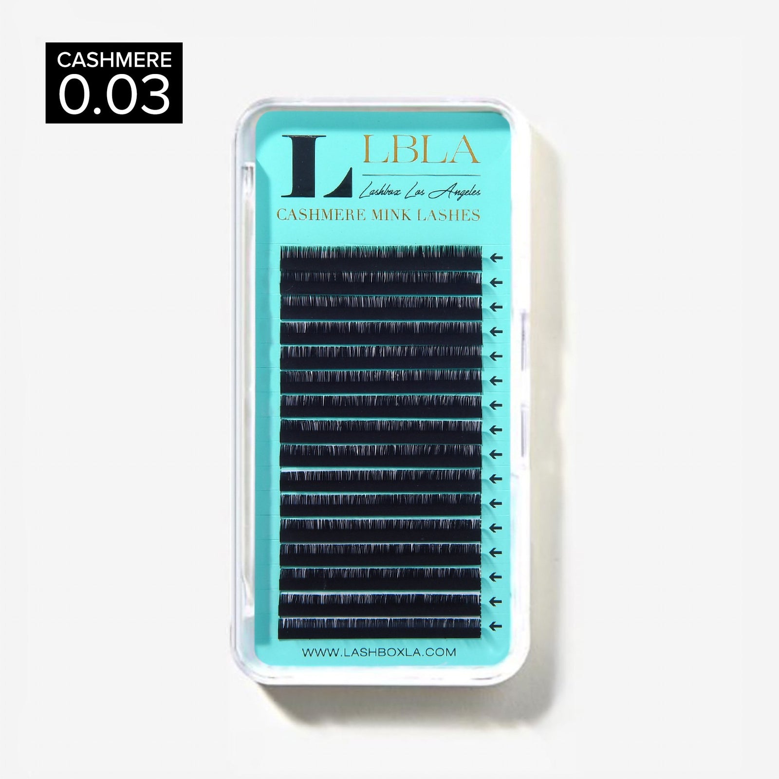 FAVORITE Cashmere Mink 0.03mm Single Length Tray (16 Lines)